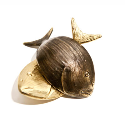 Small bronze fish (version B)