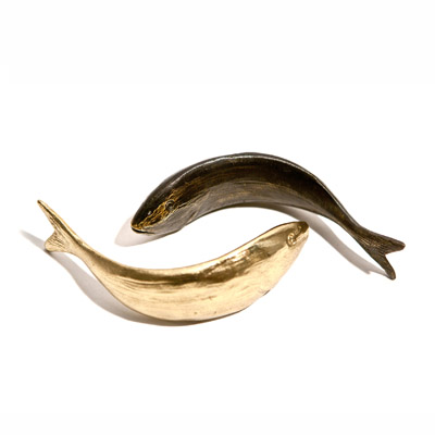 Small bronze fish (version C)