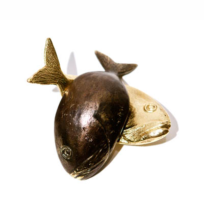 Small bronze fish (version A)
