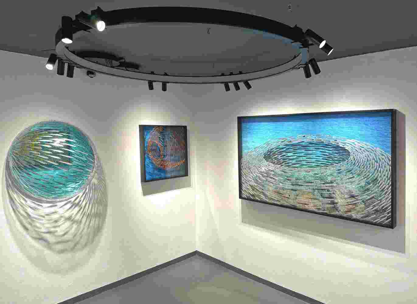 Three-dimensional fish art