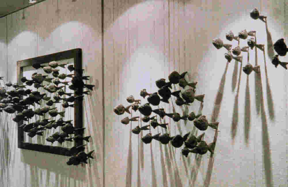 Entrapped Fish (Washington D.C, USA) Metallic fish wall art commission