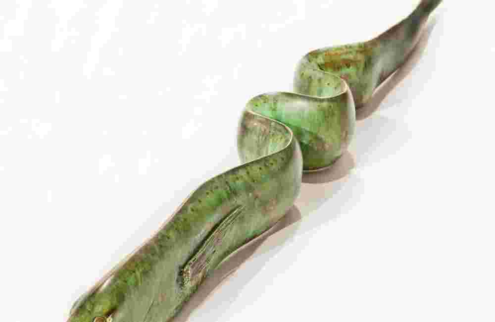 Eel (Illinois, USA) Cast bronze