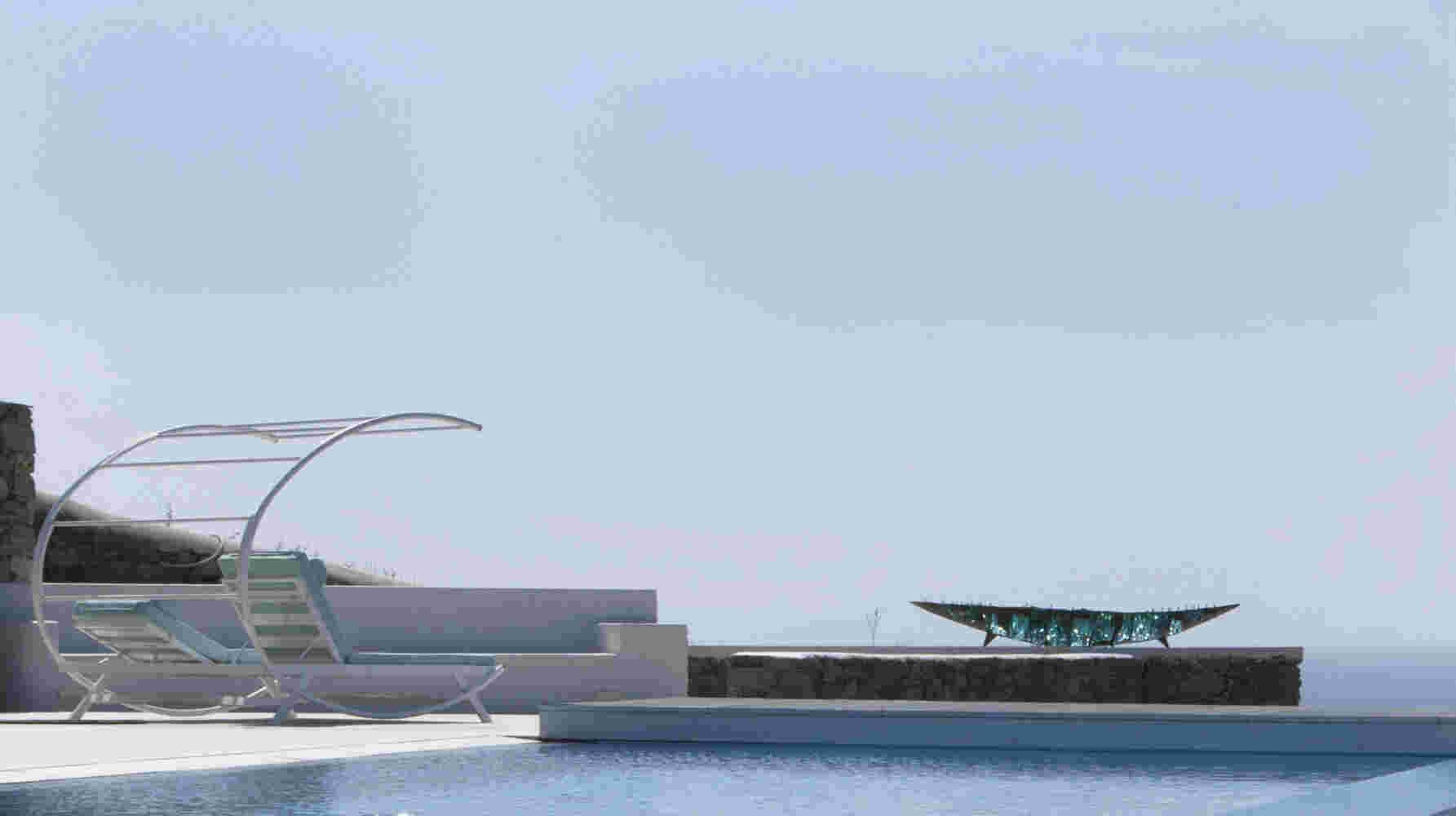 Glass & cast bronze boat commissioned sculpture