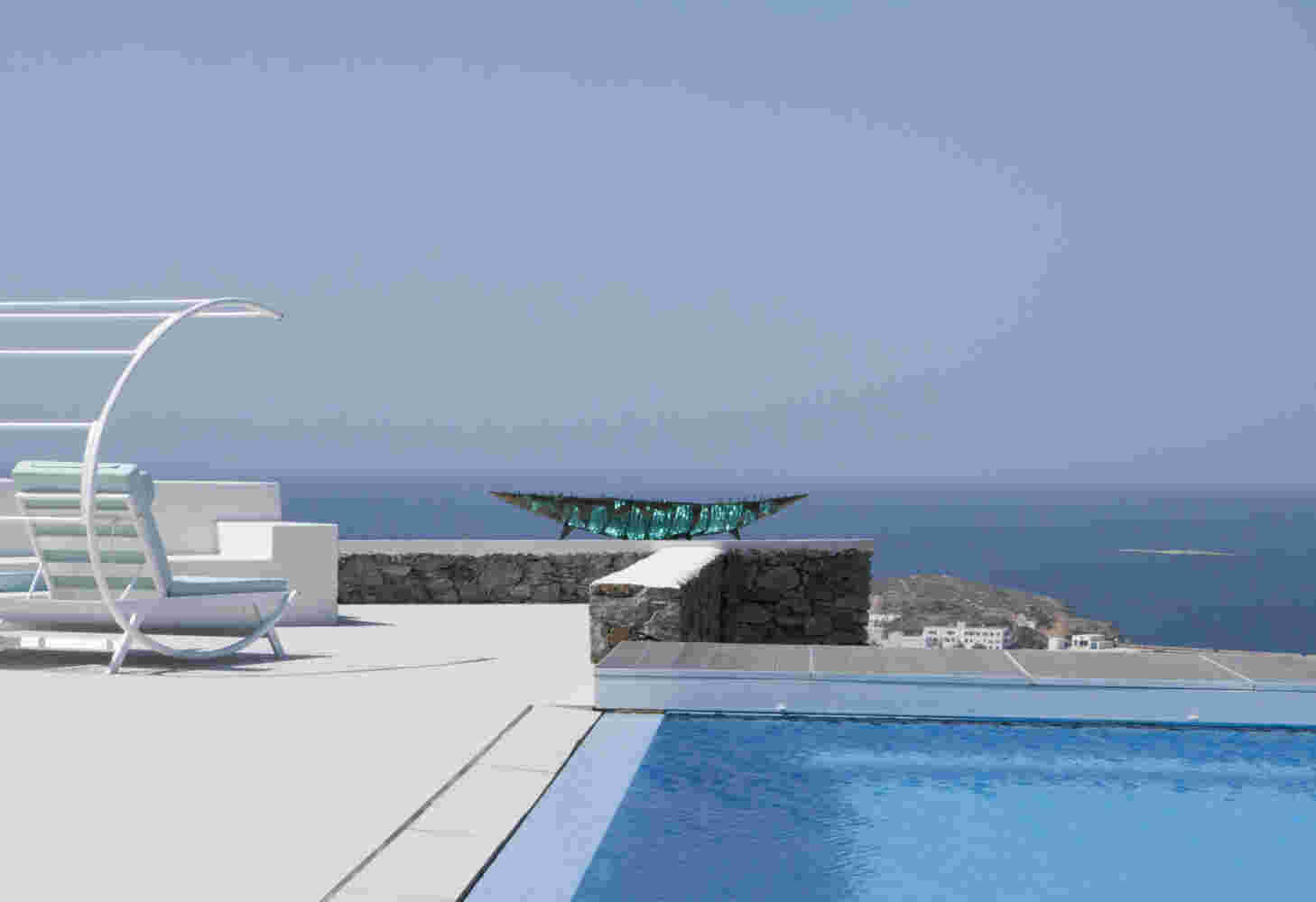 Glass & cast bronze boat commissioned sculpture