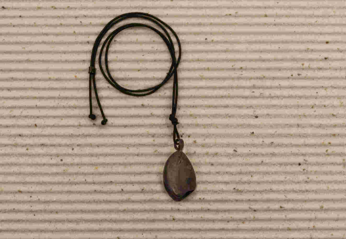 Oxidized silver fish-head necklace Oxidized silver fish-head necklace